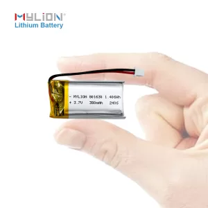 Mylion Durable Lithium Polymer Battery 3.7V 380mAh with 600+ Cycles Life