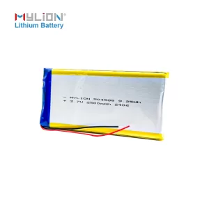 Lithium Polymer Battery 3.7V 2500mAh Model 504588