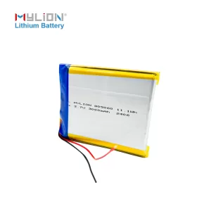 Lithium polymer battery 3.7V 3000mAh 805060