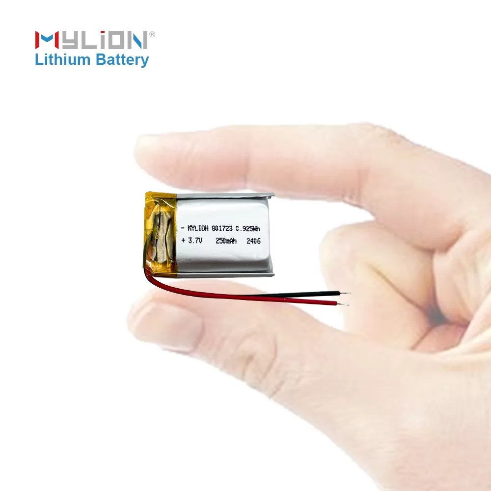 Mini 3.7V 250mAh LiPo Battery for Smart Wearables and Portable Electronics