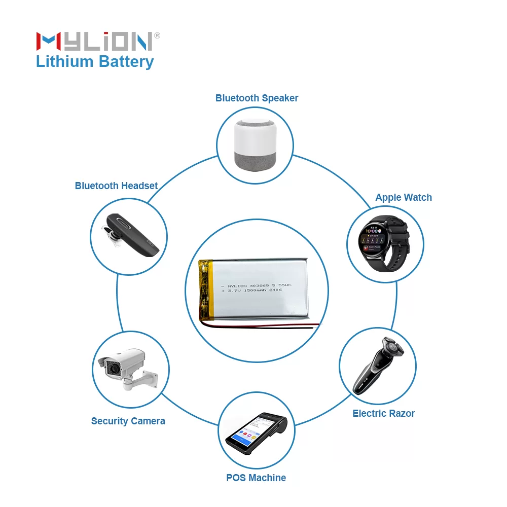 3.7V 1500mAh 403865 2