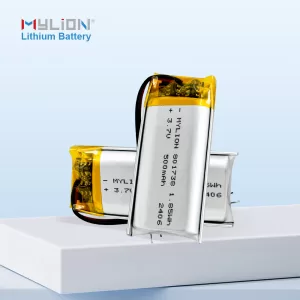 3.7V 500mAh 801738 3