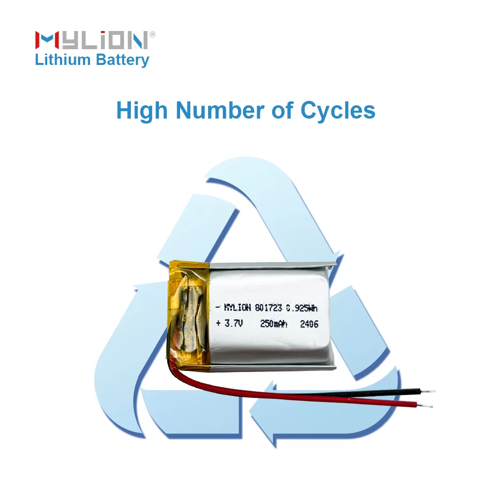 Mini 3.7V 250mAh LiPo Battery for Smart Wearables and Portable Electronics - Image 4