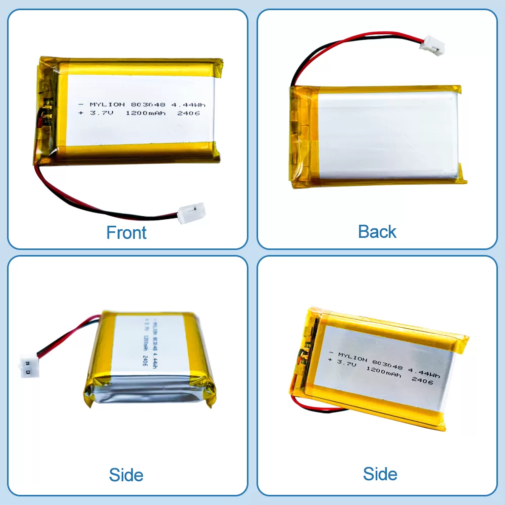 3.7V 1200mAh  803048