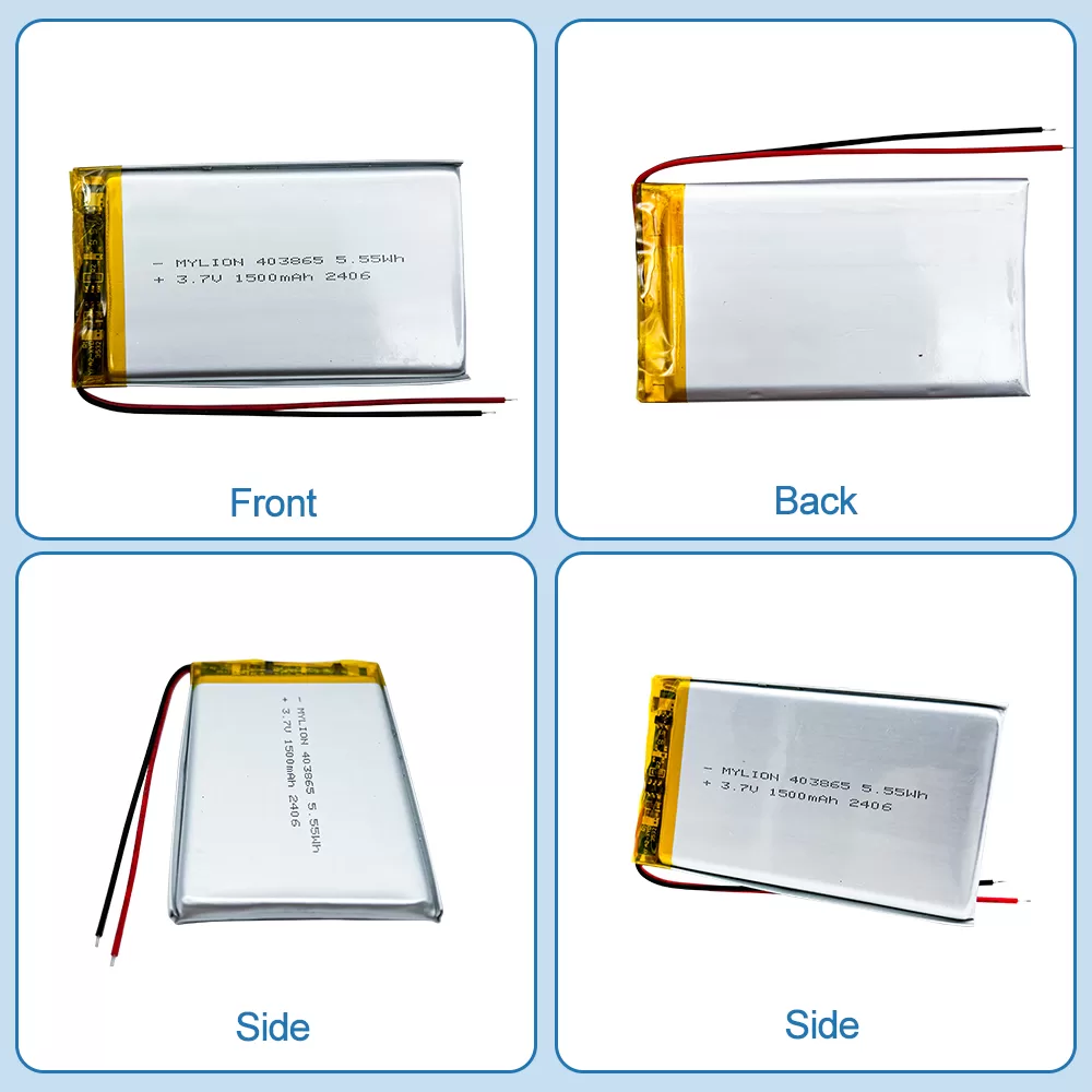 3.7V 1500mAh 403865 4