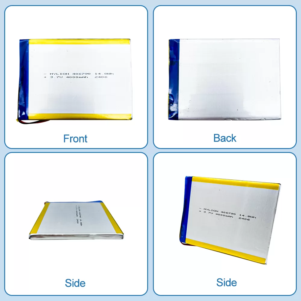 Lithium Polymer Battery 3.7V 4000mAh Model 406790 - Image 4