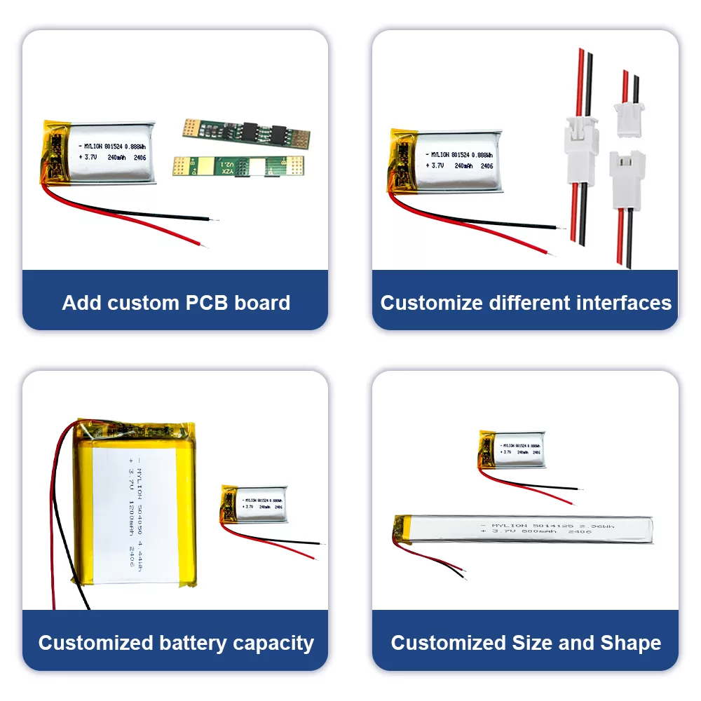 3.7V 240mAh Lithium Polymer Cell with Overcharge & Short Circuit Protection - Image 5
