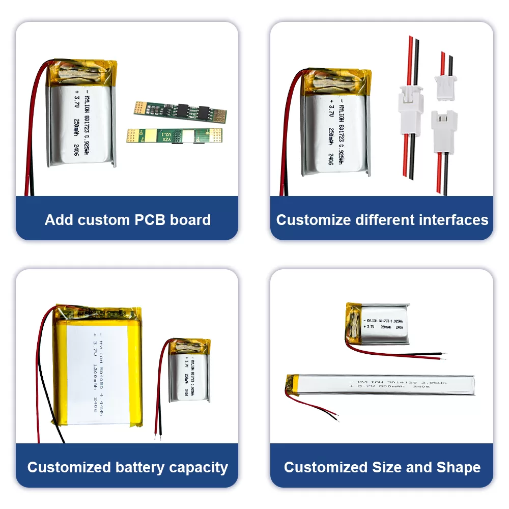 Mini 3.7V 250mAh LiPo Battery for Smart Wearables and Portable Electronics - Image 5