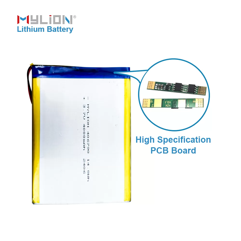 Lithium Polymer Battery 3.7V 4000mAh Model 406790 - Image 5