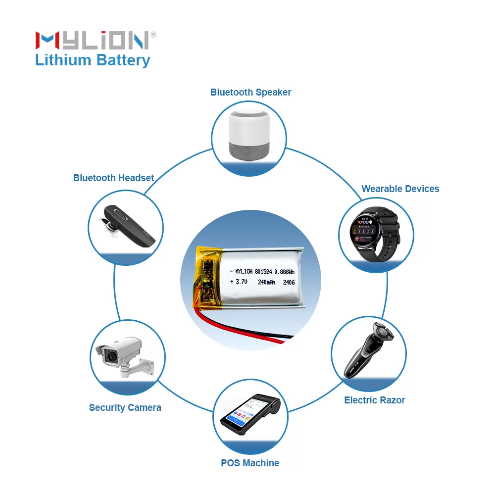 3.7V 240mAh Lithium Polymer Cell with Overcharge & Short Circuit Protection - Image 6