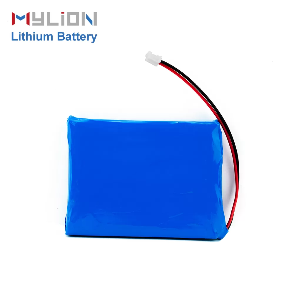 Mylion 7.4V 2600mAh Lithium Polymer Battery Blue PVC Case for Bluetooth and Consumer Electronics - Image 2