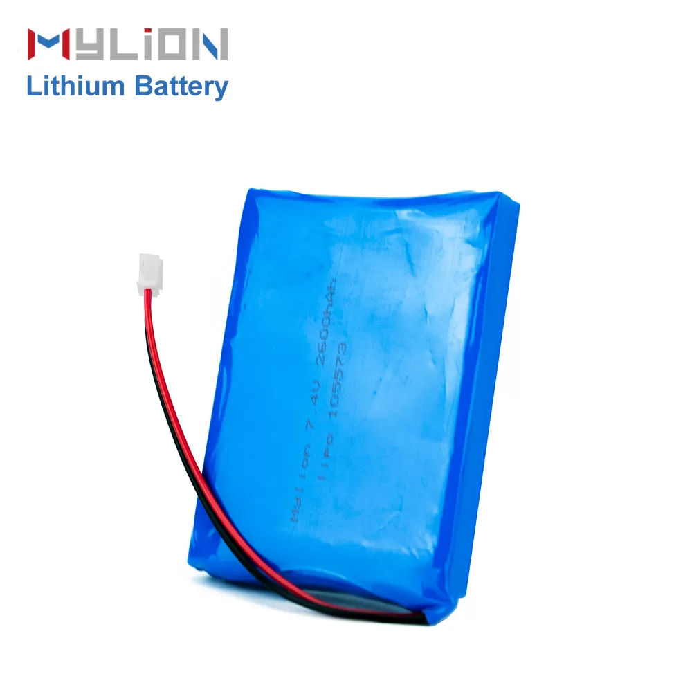 Mylion 7.4V 2600mAh Lithium Polymer Battery Blue PVC Case for Bluetooth and Consumer Electronics - Image 6