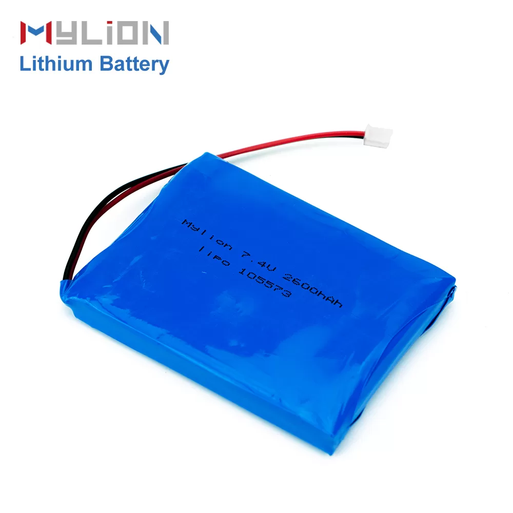 Mylion 7.4V 2600mAh Lithium Polymer Battery Blue PVC Case for Bluetooth and Consumer Electronics - Image 7