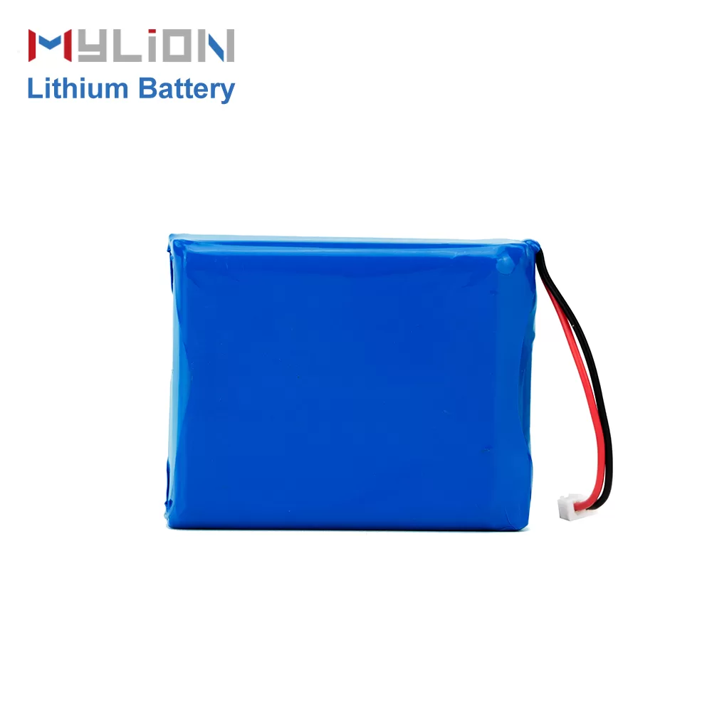 Mylion 7.4V 3000mAh Lithium Polymer Battery Blue PVC Case for Bluetooth and Consumer Electronics - Image 2