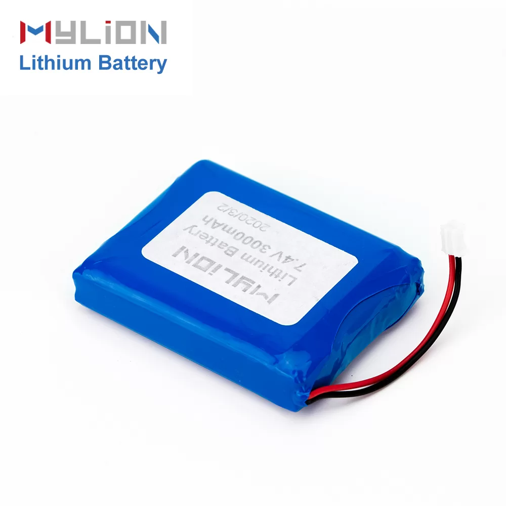 Mylion 7.4V 3000mAh Lithium Polymer Battery Blue PVC Case for Bluetooth and Consumer Electronics - Image 7