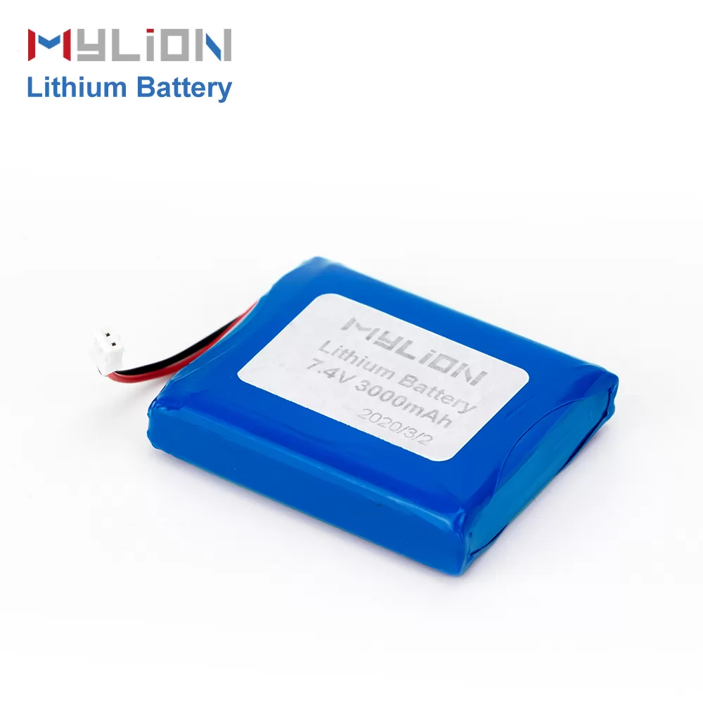 Mylion 7.4V 3000mAh Lithium Polymer Battery Blue PVC Case for Bluetooth and Consumer Electronics - Image 8